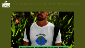What Earthtimes.org website looked like in 2023 (1 year ago)