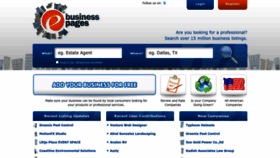 What Ebusinesspages.com website looked like in 2023 (1 year ago)