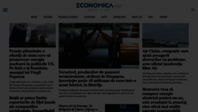 What Economica.net website looked like in 2023 (1 year ago)