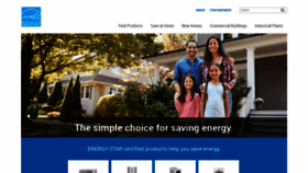What Energystar.gov website looked like in 2023 (1 year ago)