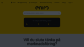 What Eniro.se website looked like in 2023 (2 years ago)
