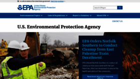What Epa.gov website looked like in 2023 (1 year ago)