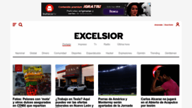 What Excelsior.com.mx website looked like in 2023 (1 year ago)