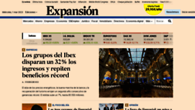 What Expansion.com website looked like in 2023 (1 year ago)