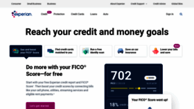 What Experian.com website looked like in 2023 (1 year ago)