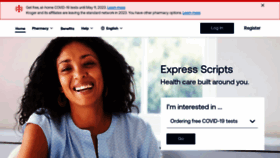 What Express-scripts.com website looked like in 2023 (1 year ago)