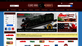 What Eurorailhobbies.com website looked like in 2023 (1 year ago)