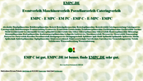 What Empc.de website looked like in 2023 (1 year ago)