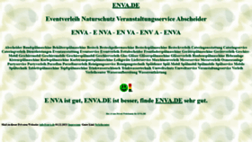 What Enva.de website looked like in 2023 (1 year ago)