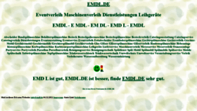 What Emdl.de website looked like in 2023 (1 year ago)