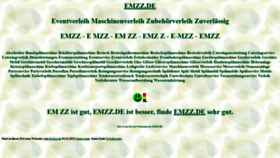 What Emzz.de website looked like in 2023 (1 year ago)