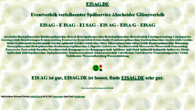What Eisag.de website looked like in 2023 (1 year ago)