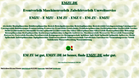 What Emzu.de website looked like in 2023 (1 year ago)