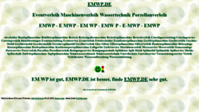 What Emwp.de website looked like in 2023 (1 year ago)