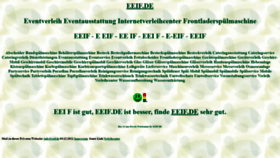 What Eeif.de website looked like in 2023 (1 year ago)