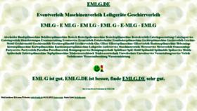 What Emlg.de website looked like in 2023 (1 year ago)
