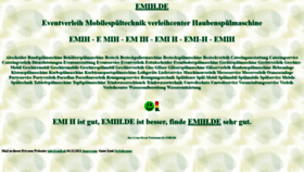 What Emih.de website looked like in 2023 (1 year ago)