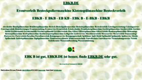 What Ebkb.de website looked like in 2023 (1 year ago)