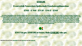 What Ensf.de website looked like in 2023 (1 year ago)