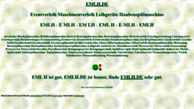 What Emlh.de website looked like in 2023 (1 year ago)
