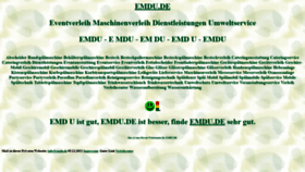 What Emdu.de website looked like in 2023 (1 year ago)