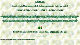 What Emrc.de website looked like in 2023 (1 year ago)