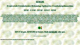 What Efsf.de website looked like in 2023 (2 years ago)
