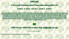 What Emws.de website looked like in 2023 (1 year ago)