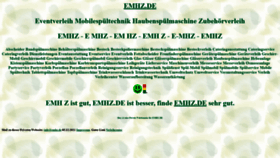 What Emhz.de website looked like in 2023 (2 years ago)