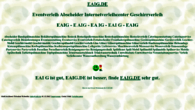 What Eaig.de website looked like in 2023 (1 year ago)