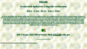 What Esli.de website looked like in 2023 (2 years ago)