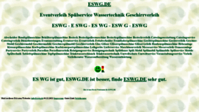 What Eswg.de website looked like in 2023 (1 year ago)