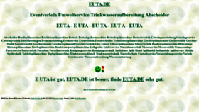 What Euta.de website looked like in 2023 (3 years ago)