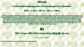 What Erva.de website looked like in 2023 (1 year ago)