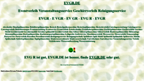 What Evgr.de website looked like in 2023 (1 year ago)