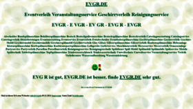 What Evgr.de website looked like in 2023 (2 years ago)