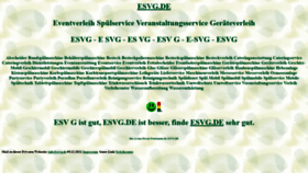 What Esvg.de website looked like in 2023 (1 year ago)
