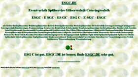 What Esgc.de website looked like in 2023 (2 years ago)