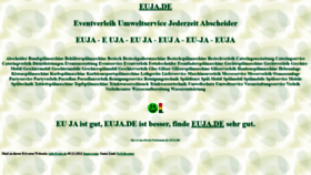 What Euja.de website looked like in 2023 (1 year ago)