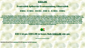 What Eseg.de website looked like in 2023 (2 years ago)