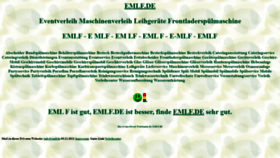 What Emlf.de website looked like in 2023 (1 year ago)