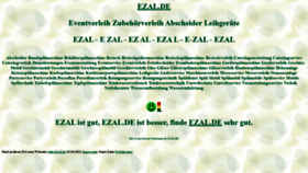 What Ezal.de website looked like in 2023 (1 year ago)