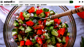 What Eatwell101.com website looked like in 2023 (1 year ago)
