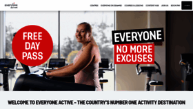 What Everyoneactive.com website looked like in 2023 (1 year ago)