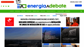 What Energiaadebate.com website looked like in 2023 (1 year ago)