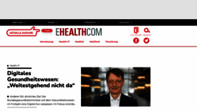 What E-health-com.de website looked like in 2023 (1 year ago)