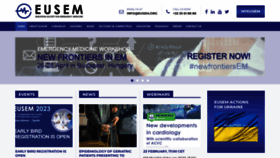 What Eusem.org website looked like in 2023 (1 year ago)