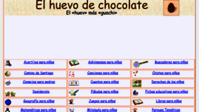 What Elhuevodechocolate.com website looked like in 2023 (1 year ago)