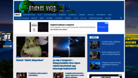 What Erdekesvilag.hu website looked like in 2023 (1 year ago)