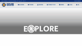What Explorekentuckylake.com website looked like in 2023 (1 year ago)